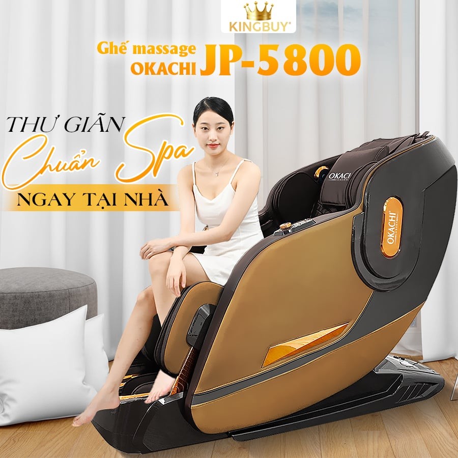 Ghế massage toàn thân OKACHI LUXURY JP-5800